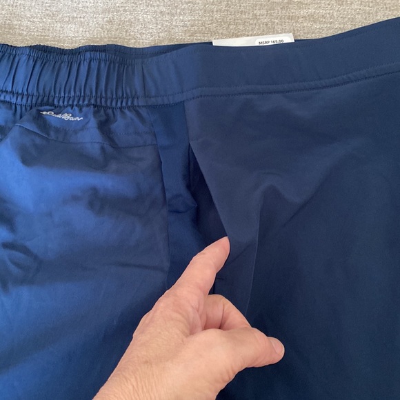 Eddie Bauer blue Woven Tech Skort Size XL. NWT. - Picture 6 of 10